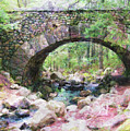 Acadia National Park - Cobblestone Bridge Abstract